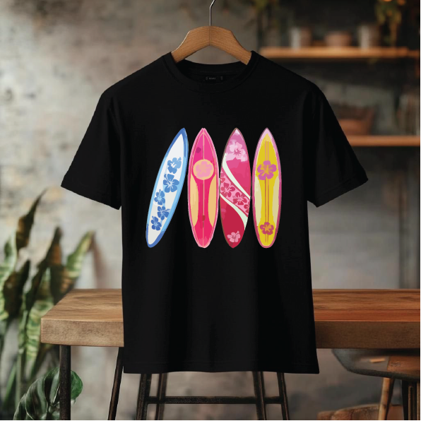 تیشرت باکسی coco باکسی ساحلی Surfboards